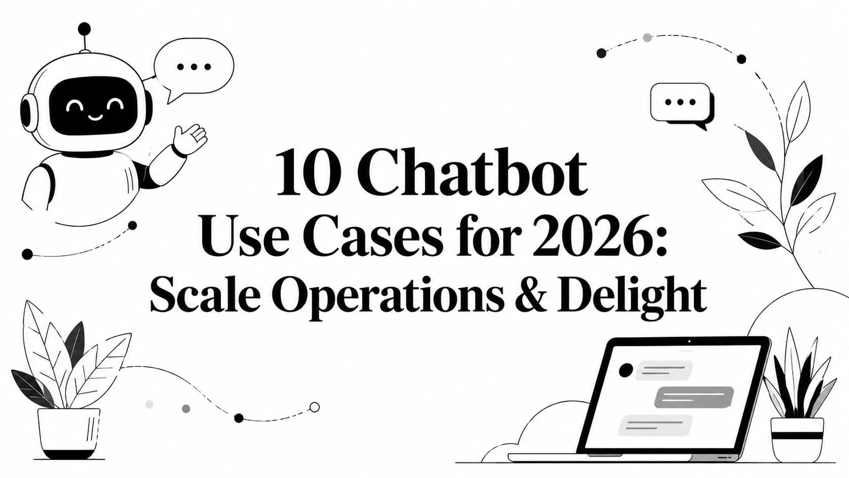 10 Chatbot Use Cases for 2026: Scale Operations & Delight