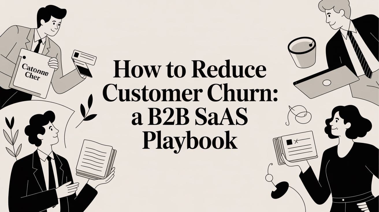 How to Reduce Customer Churn: A B2B SaaS Playbook