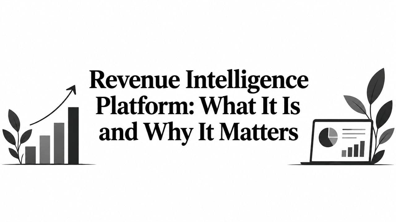 Revenue Intelligence Platform: What It Is and Why It Matters