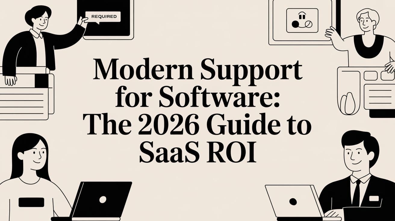 Modern Support for Software: The 2026 Guide to SaaS ROI