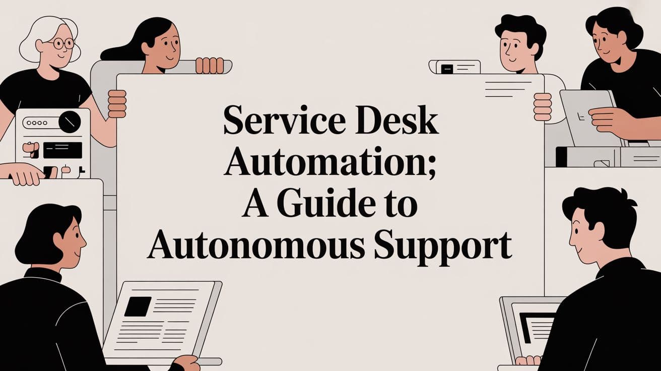 Service Desk Automation: A Guide to Autonomous Support