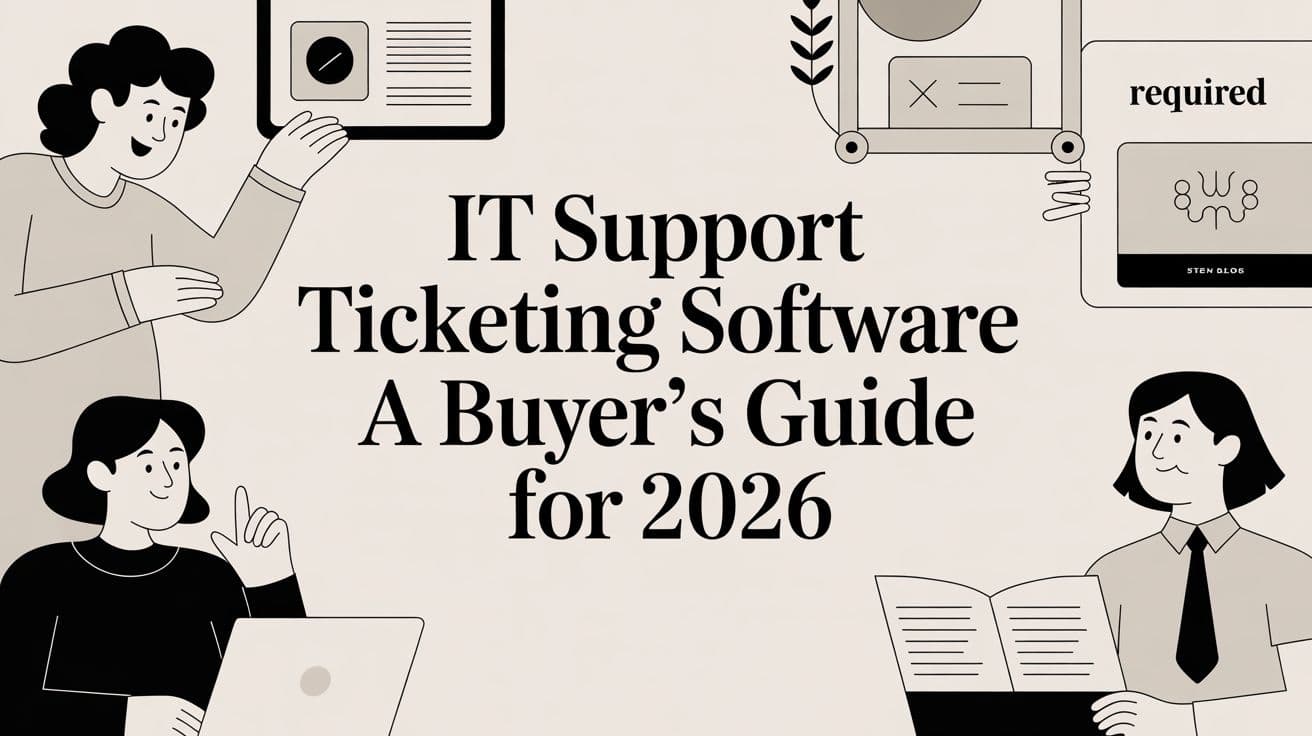 IT Support Ticketing Software A Buyer's Guide for 2026