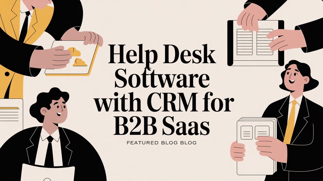 Help Desk Software with CRM for B2B SaaS