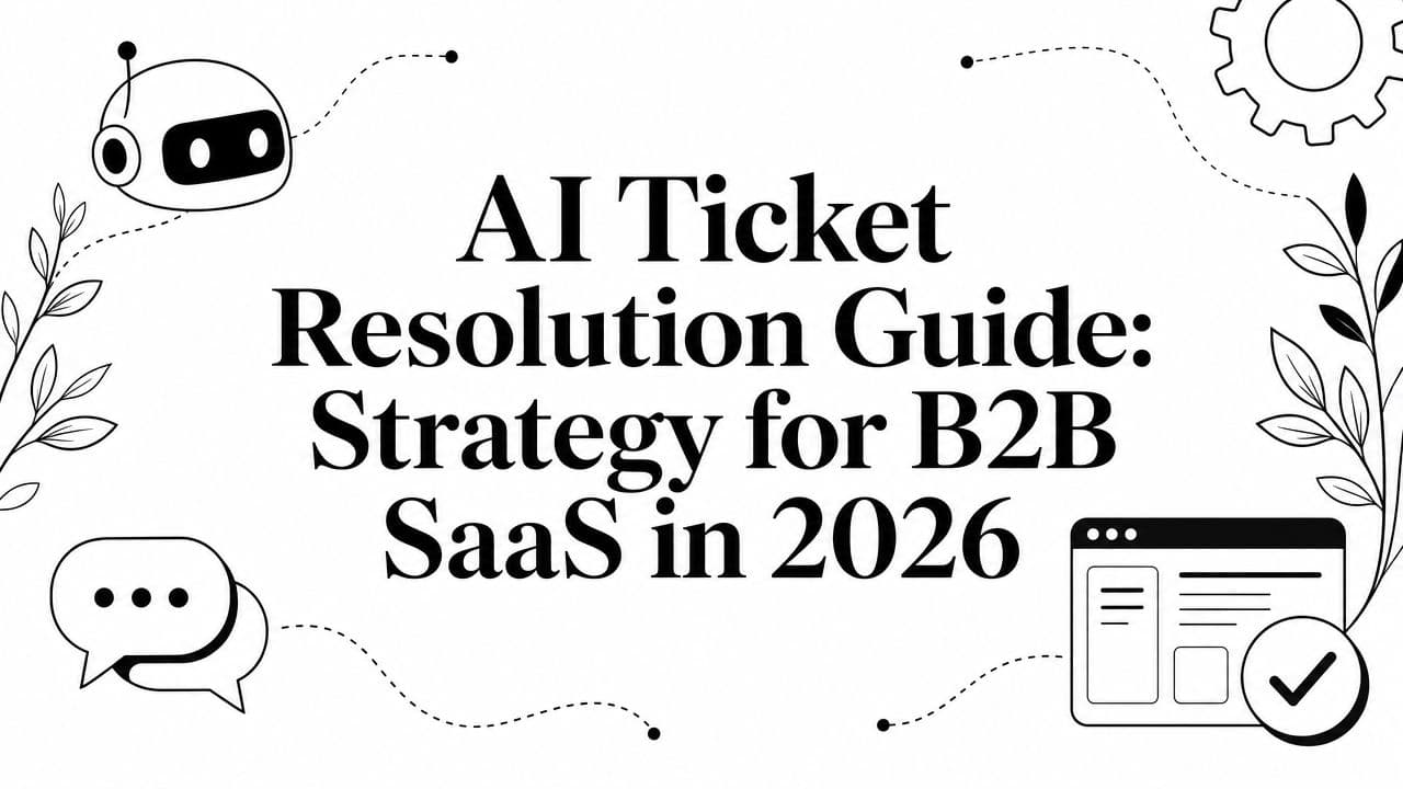 AI Ticket Resolution Guide: Strategy for B2B SaaS in 2026