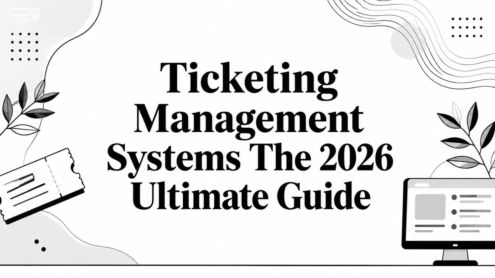 Ticketing Management Systems The 2026 Ultimate Guide