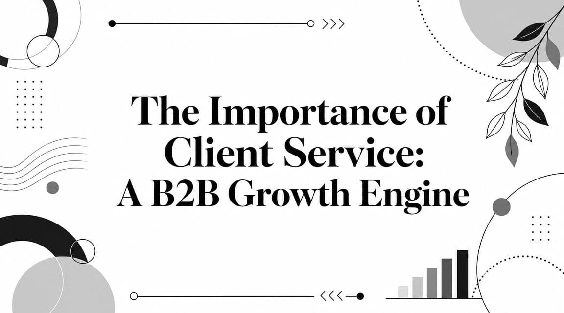 The Importance of Client Service: A B2B Growth Engine