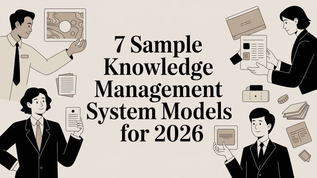 7 Sample Knowledge Management System Models for 2026