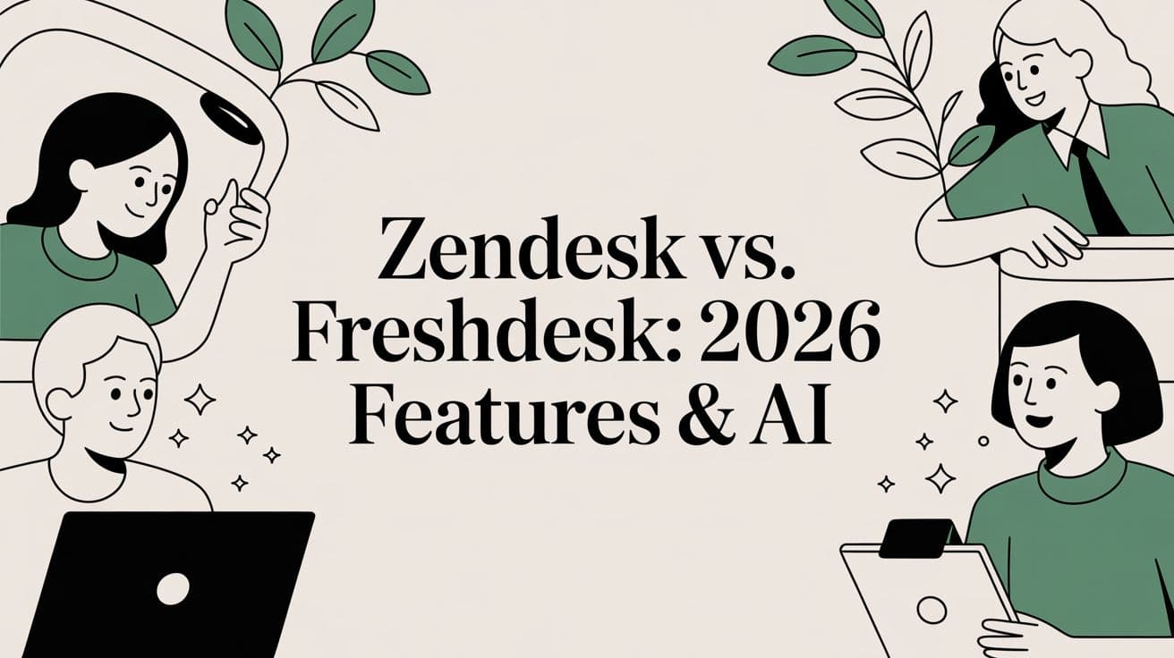 Zendesk vs. Freshdesk: 2026 Features & AI