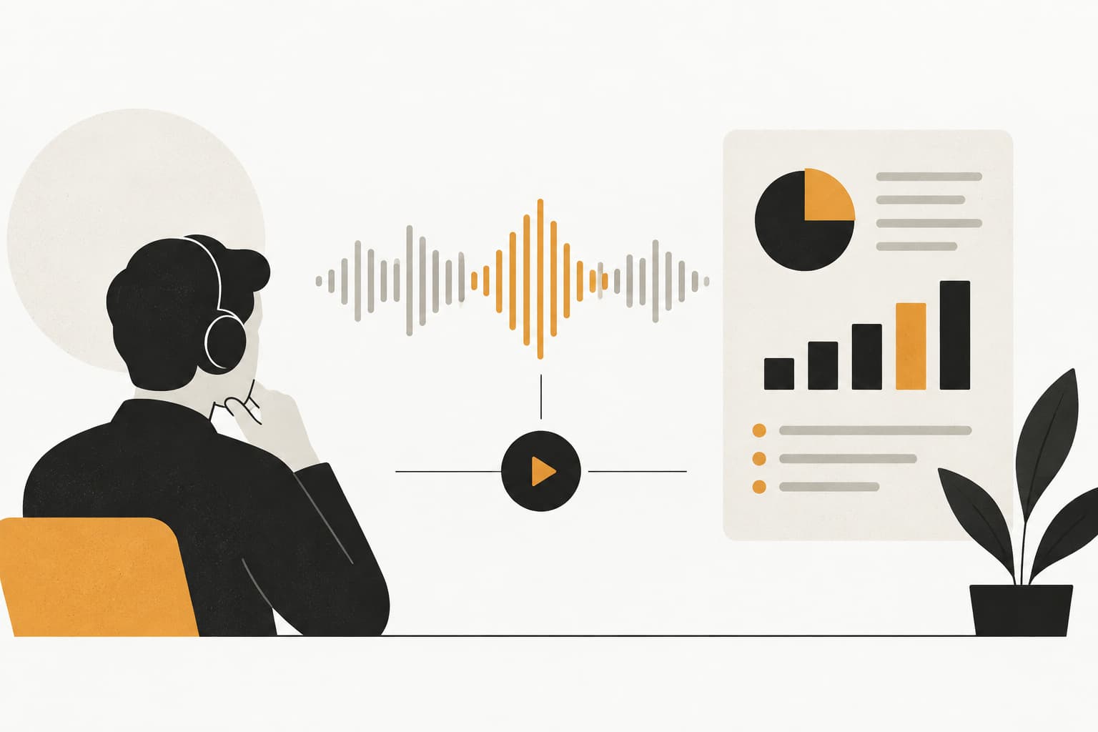 Editorial illustration: Call Recording Analysis: Your 2026 Guide