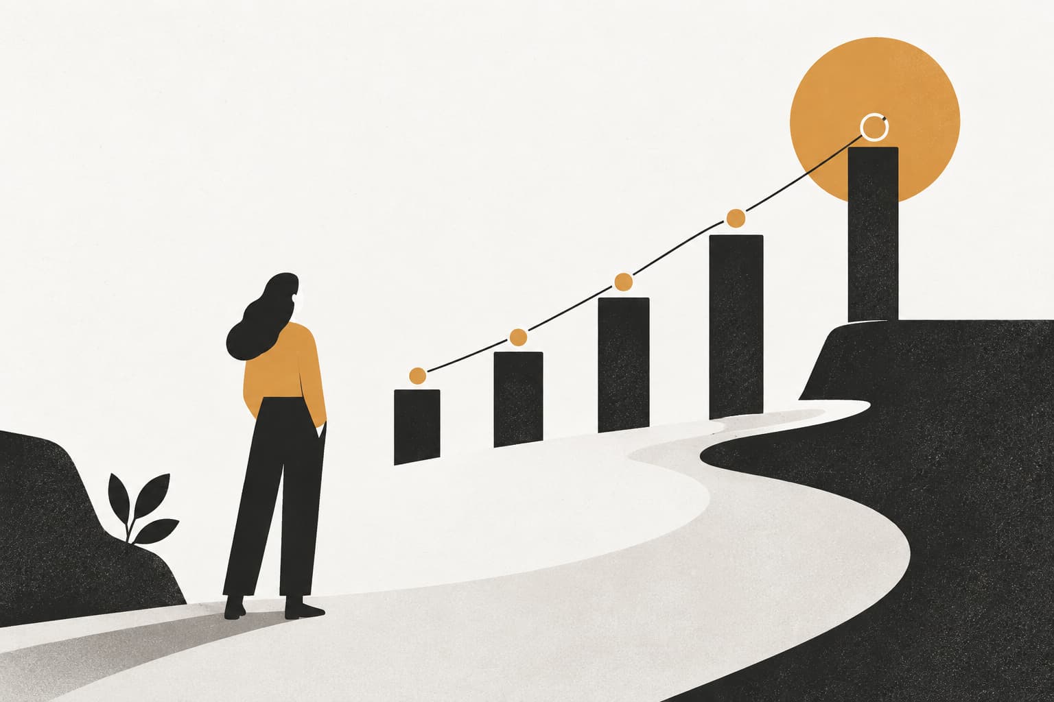 Editorial illustration: Customer Success Metrics: The 2026 Guide