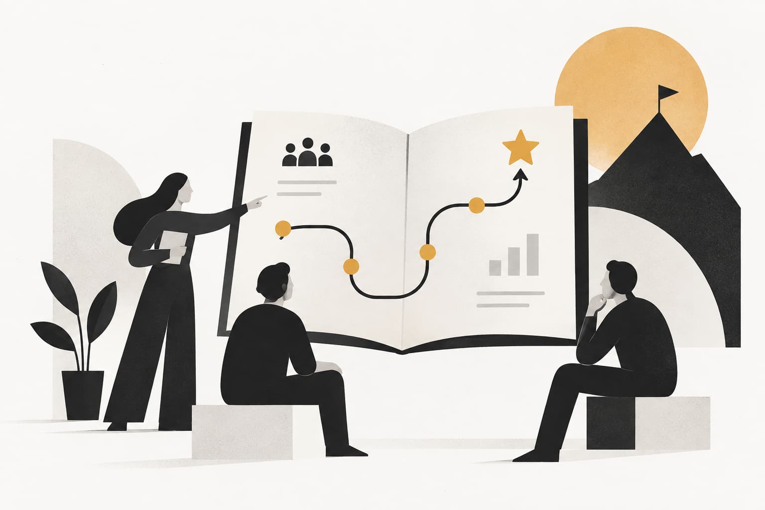 Editorial illustration: Customer Success Playbook Template 2026