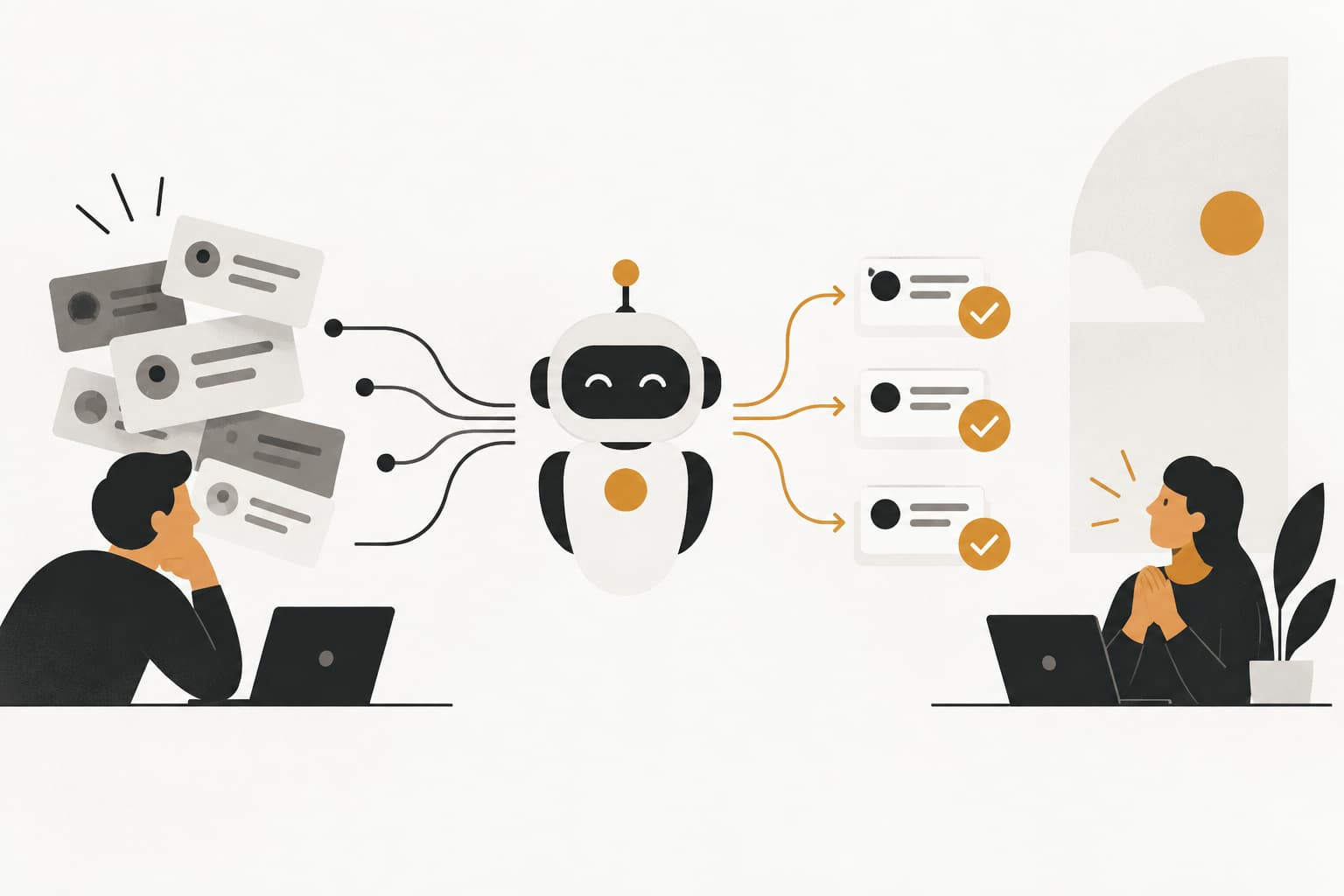 Editorial illustration: 8 Proven Strategies to Deploy a Customer Support Chatbot That Actually Resolves Tickets