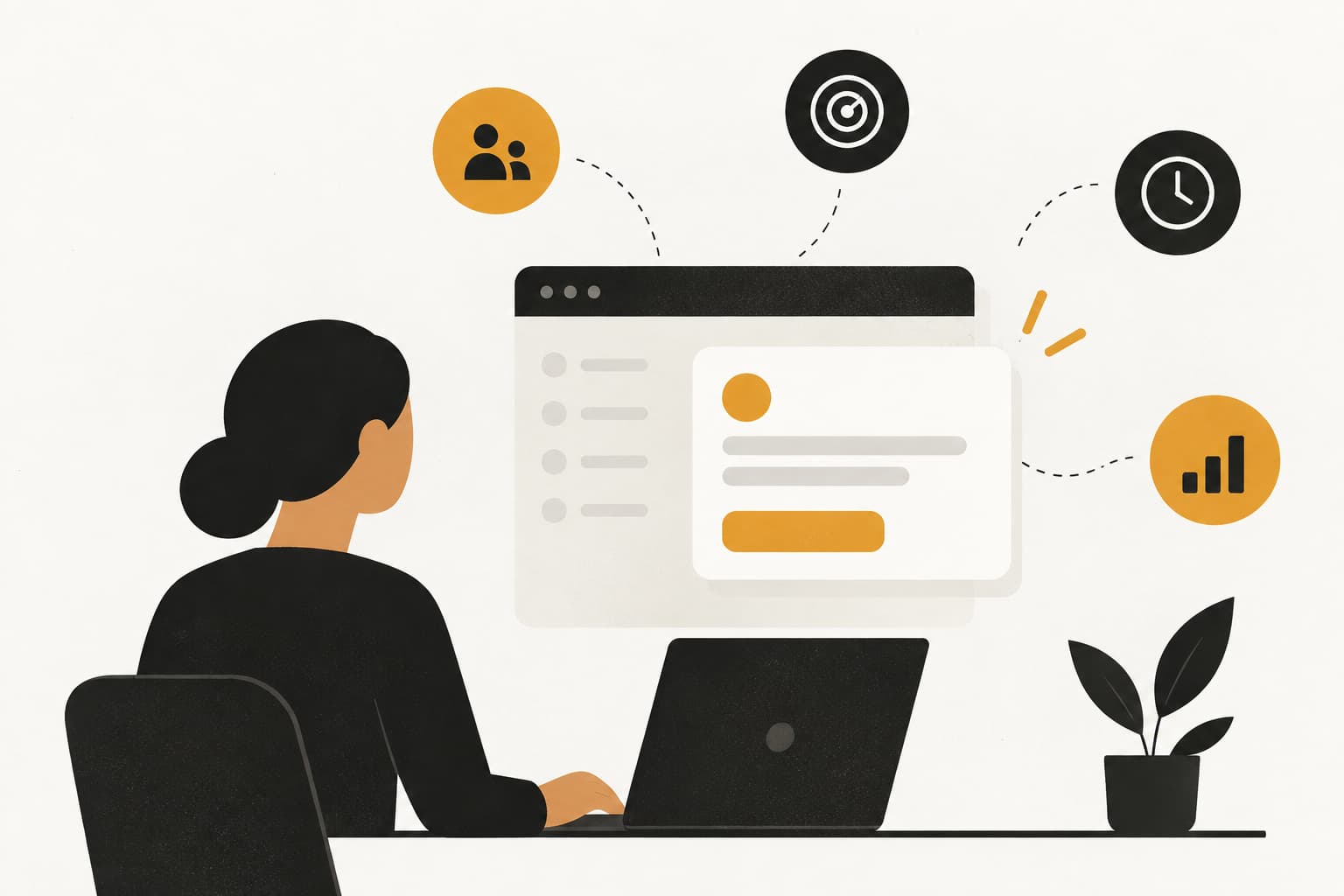 Editorial illustration: 10 In-App Messaging Best Practices for 2026