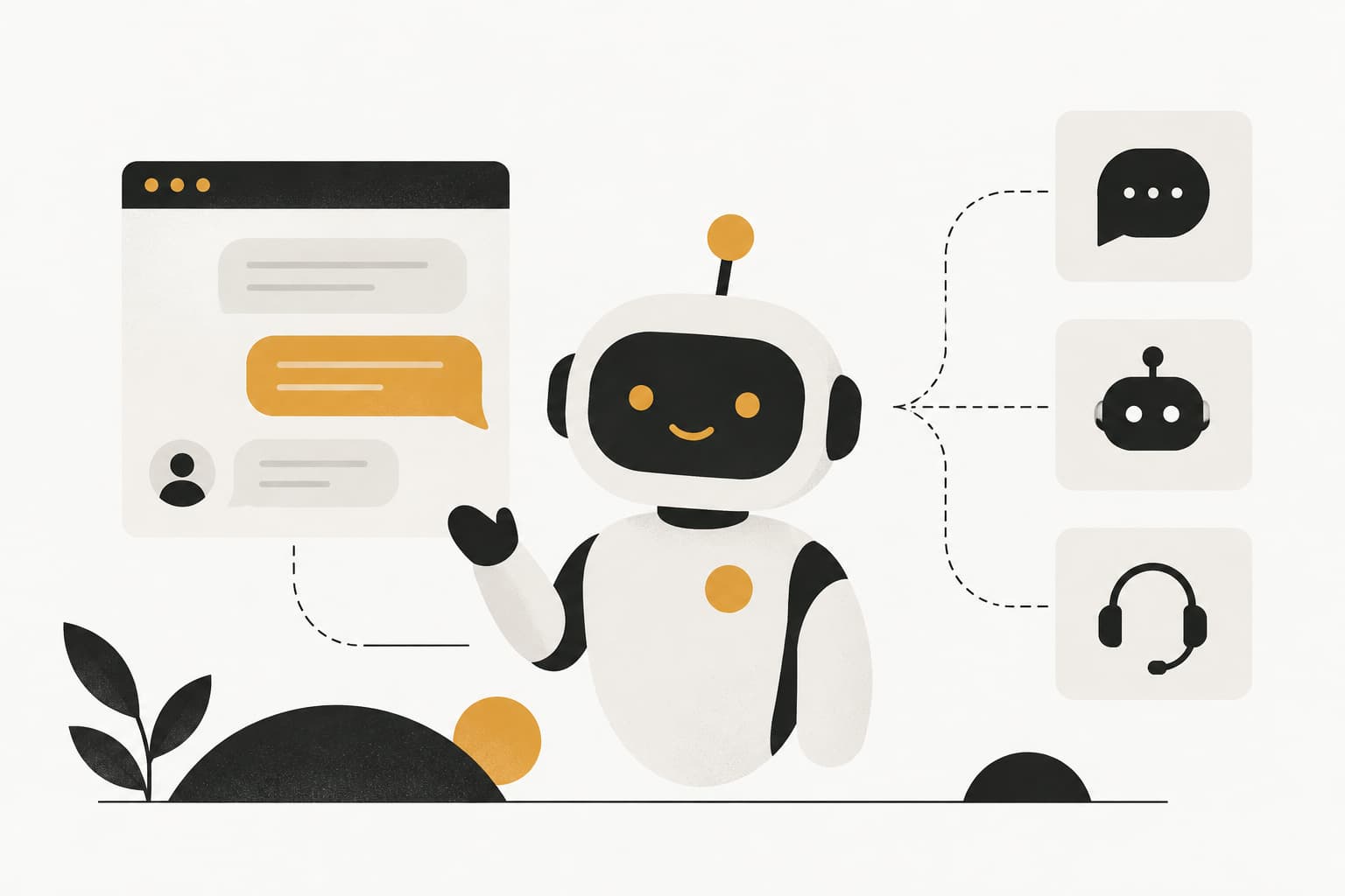Editorial illustration: Intercom Chat Bot in 2026: Guide & Alternatives
