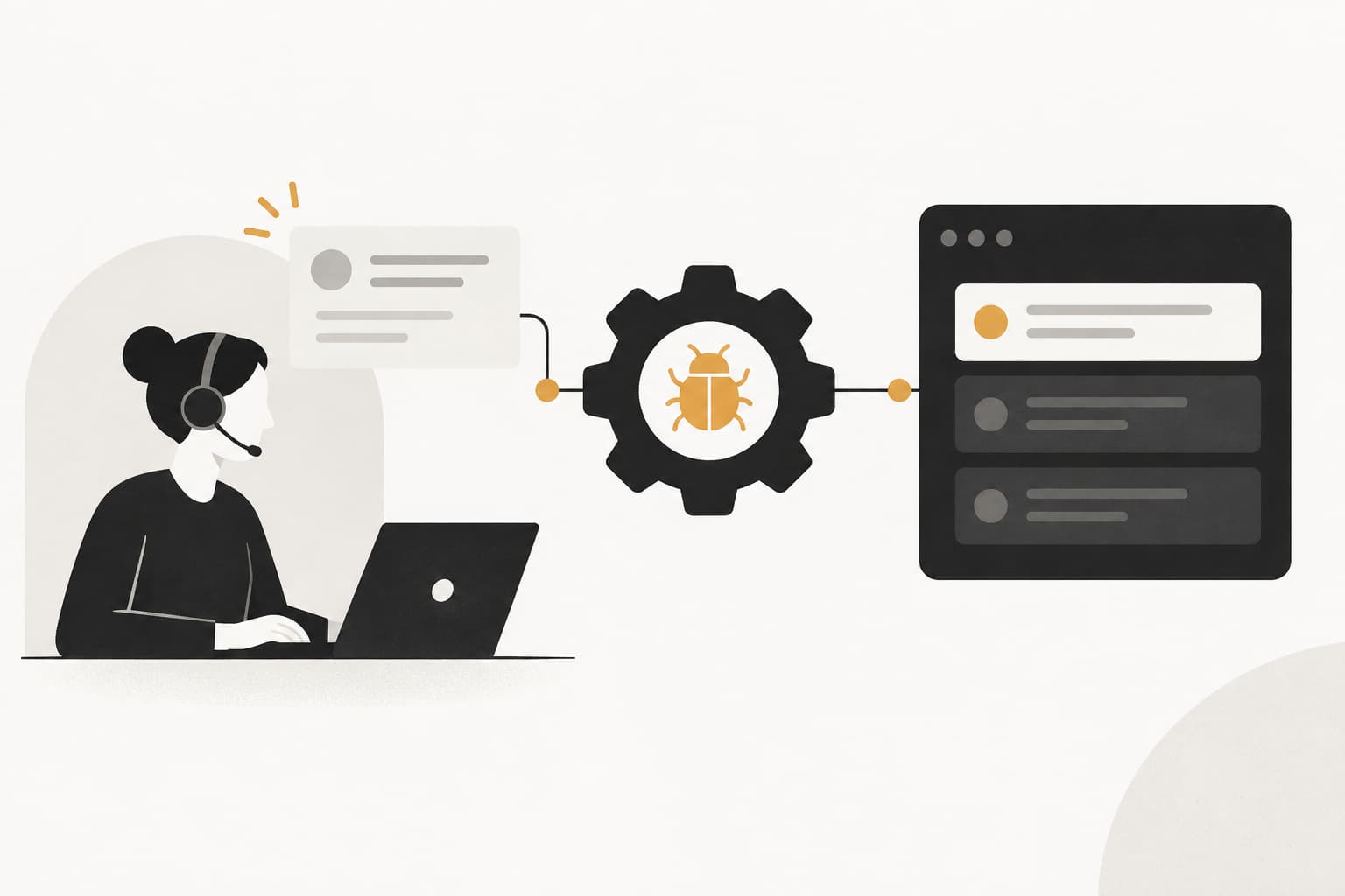 Editorial illustration: How to Set Up Linear Bug Integration for Your Support Workflow: A Complete Guide