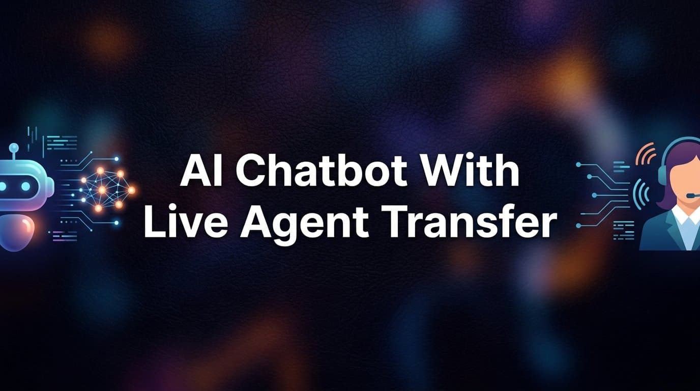 AI Chatbot with Live Agent Transfer: How Hybrid Support Actually Works