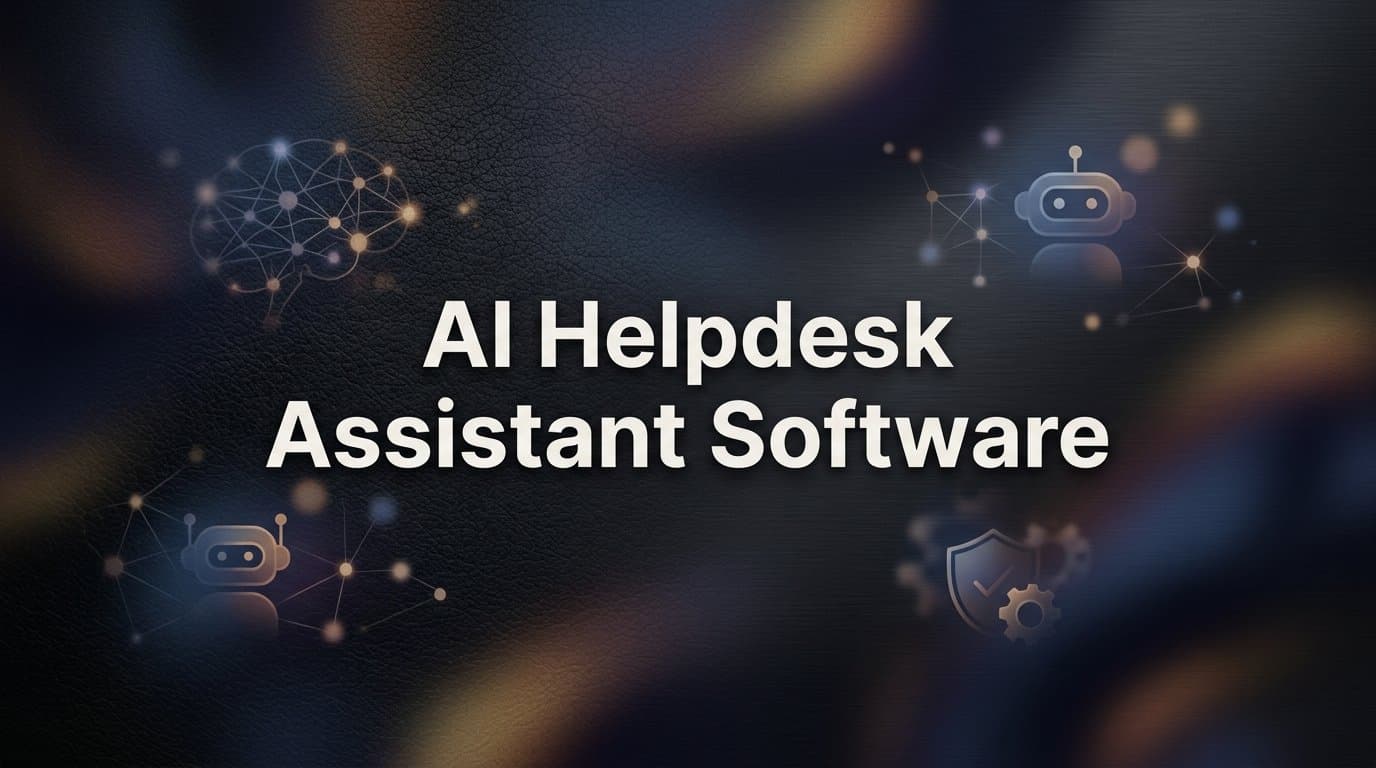 9 Best AI Helpdesk Assistant Software Tools in 2026
