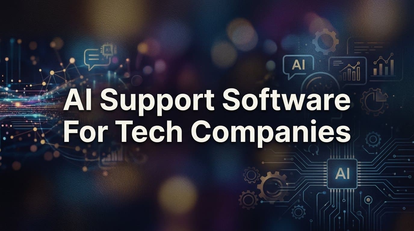 9 Best AI Support Software for Tech Companies in 2026