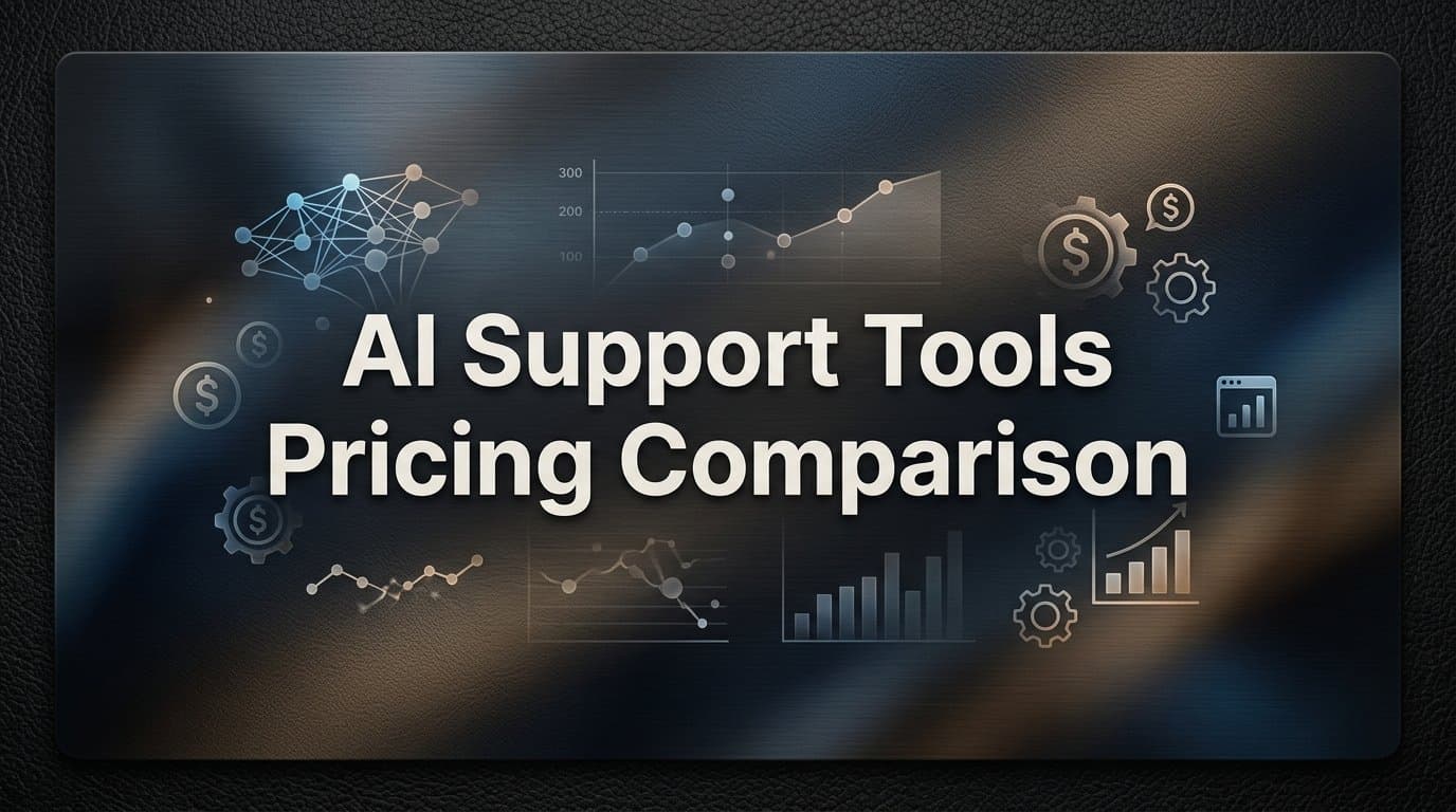 9 Best AI Support Tools Pricing Comparison in 2026