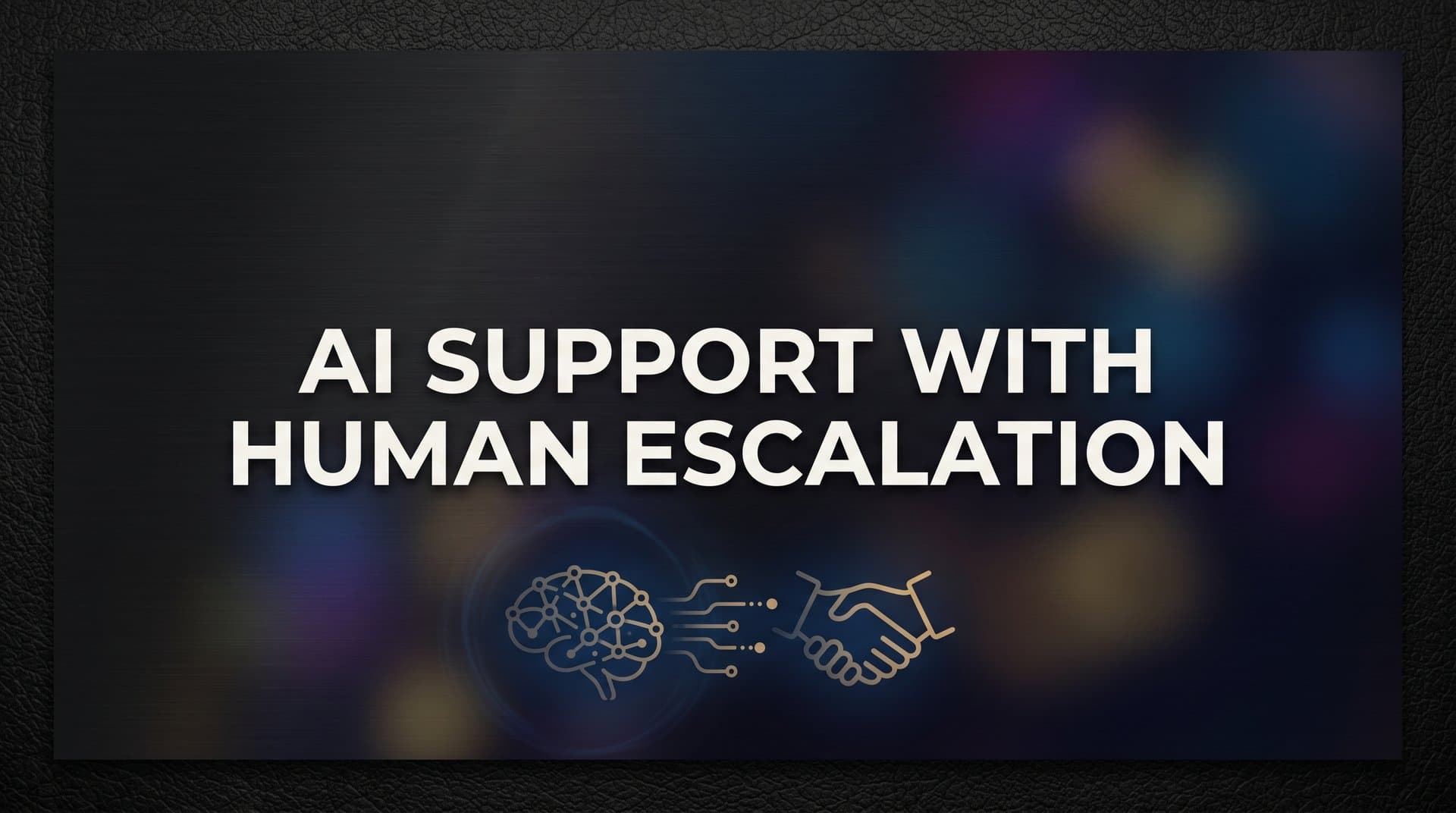 AI Support with Human Escalation: How the Hybrid Model Actually Works