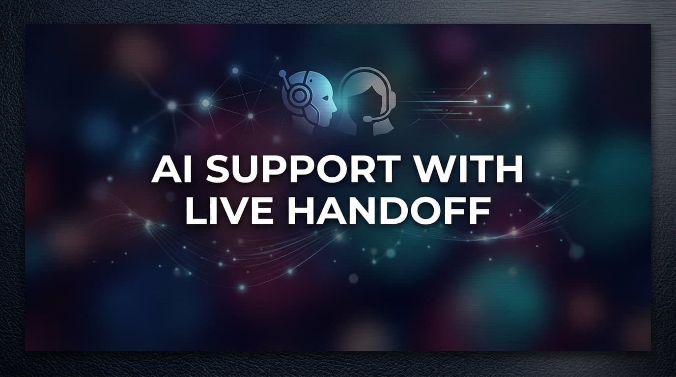 How to Set Up AI Support with Live Handoff: A Step-by-Step Guide