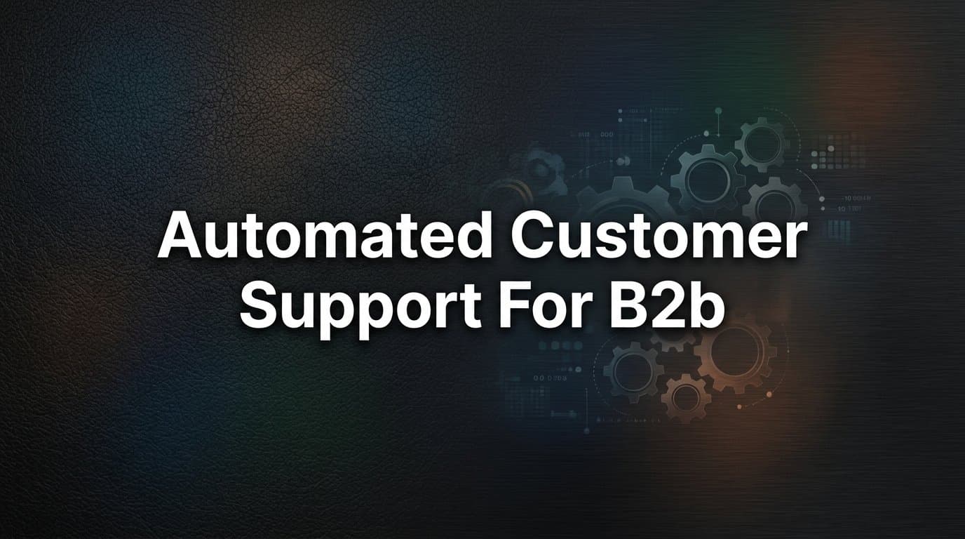 7 Proven Strategies for Automated Customer Support in B2B