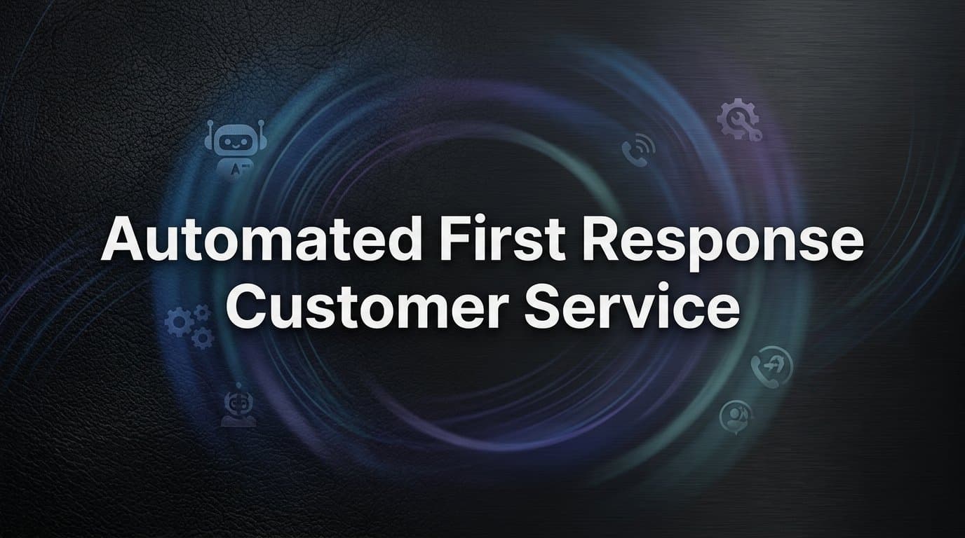 Automated First Response in Customer Service: How It Works and Why It Matters