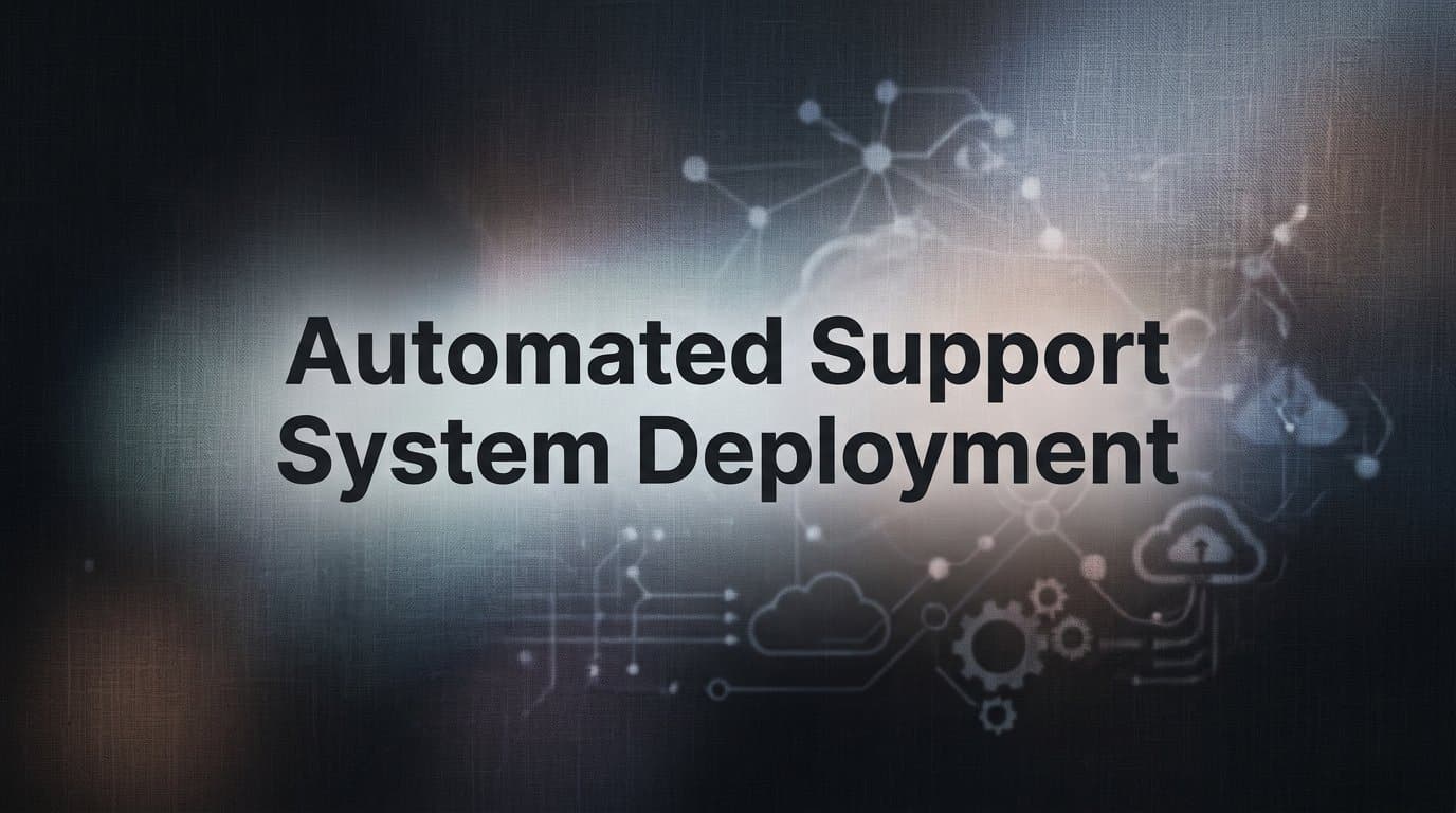 Automated Support System Deployment: A Step-by-Step Guide for B2B Teams