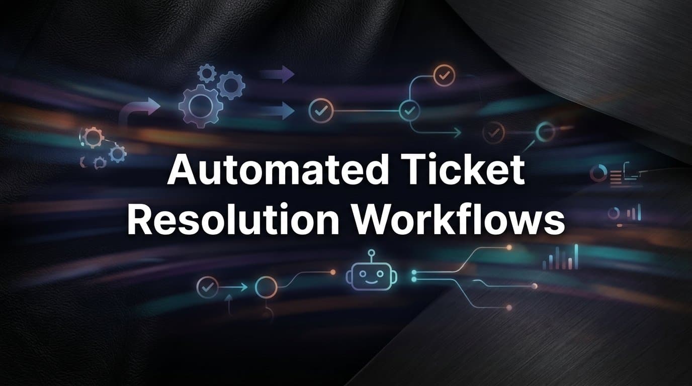 How to Build Automated Ticket Resolution Workflows: A Step-by-Step Guide
