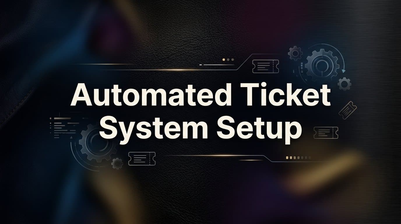 Automated Ticket System Setup: A Step-by-Step Guide for B2B Teams