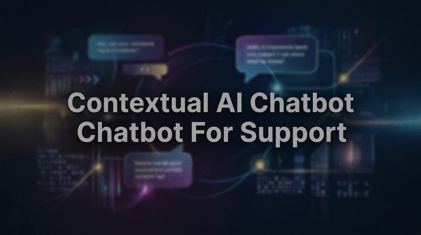 What Is a Contextual AI Chatbot for Support? (And Why Generic Bots Fall Short)