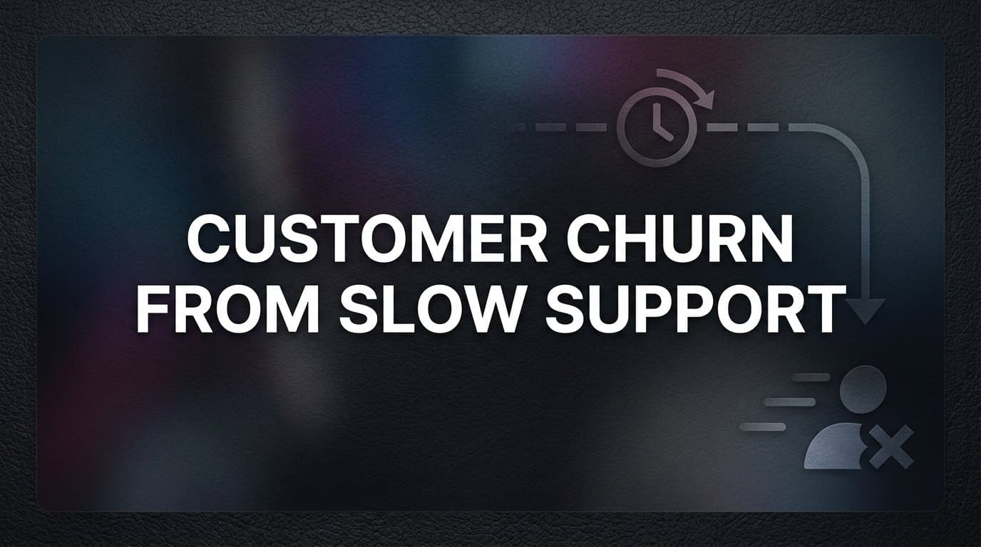 Customer Churn from Slow Support: Why Response Time Is a Retention Problem
