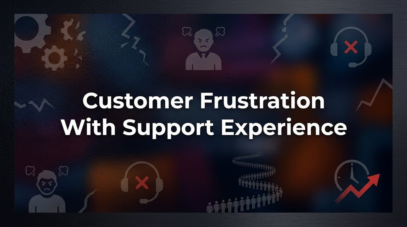 Customer Frustration with Support Experience: Why It Happens and How to Fix It