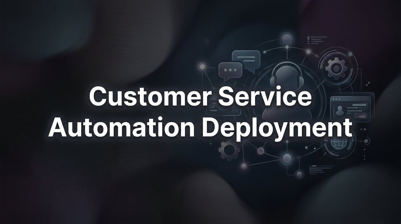 Customer Service Automation Deployment: A Step-by-Step Guide for B2B Teams