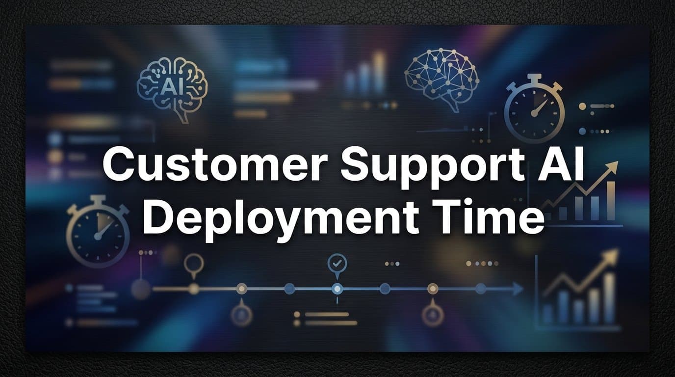 Customer Support AI Deployment Time: What to Expect and How to Move Faster