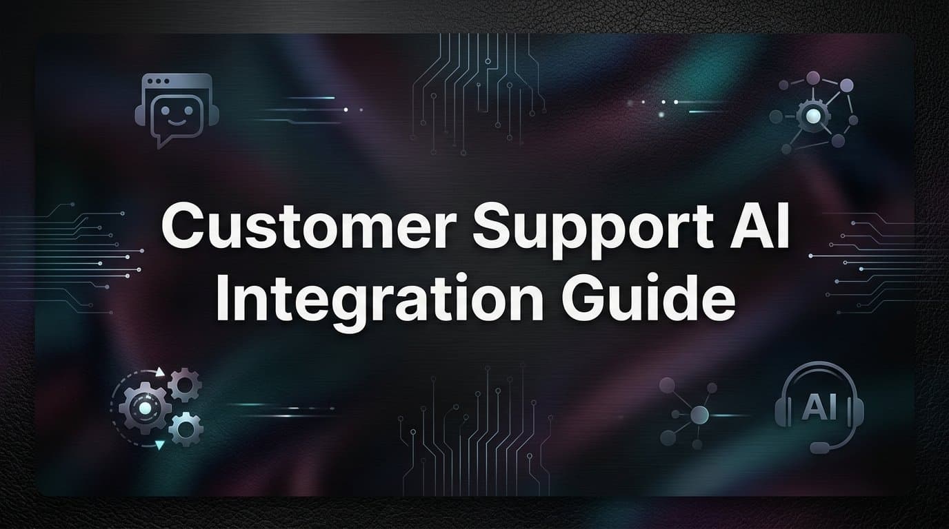 Customer Support AI Integration Guide: How to Deploy AI Agents Without Disrupting Your Team