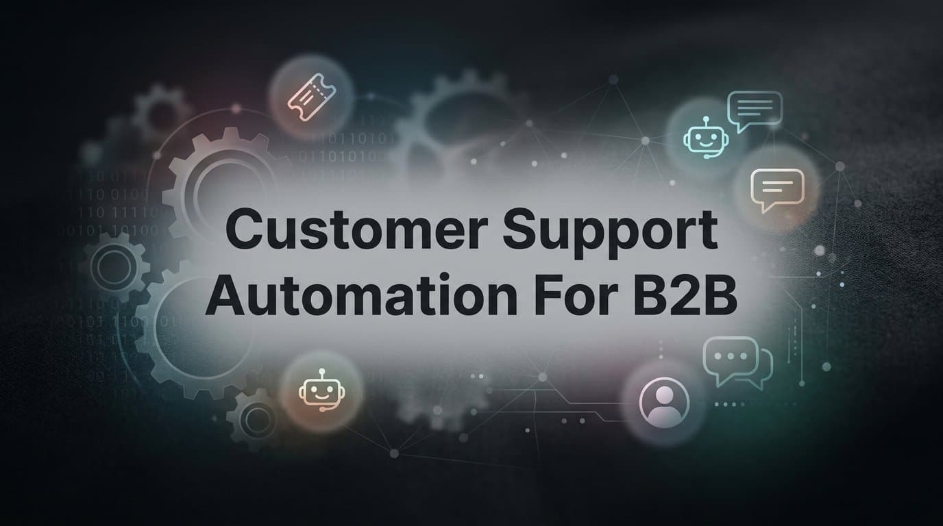 Customer Support Automation for B2B: How It Works and Why It Matters