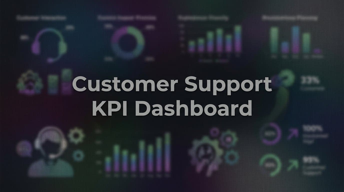 Customer Support KPI Dashboard: The Metrics That Actually Matter (And How to Act on Them)
