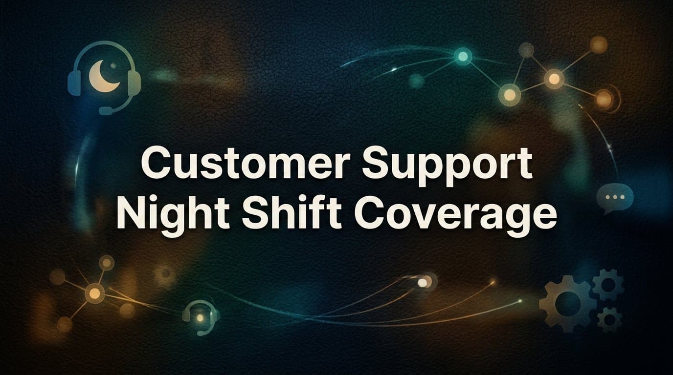 Customer Support Night Shift Coverage: How Modern B2B Teams Stay Available 24/7