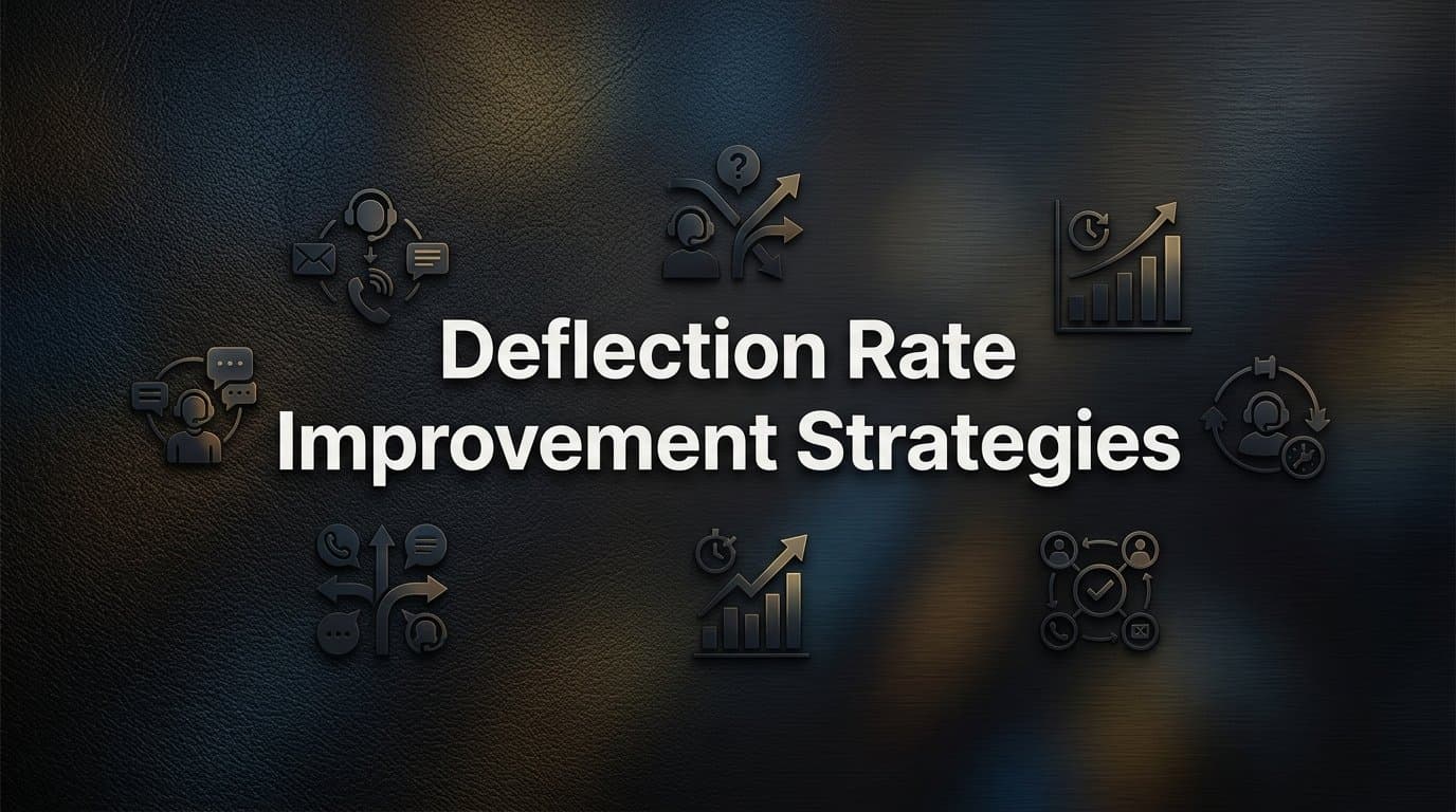 8 Proven Deflection Rate Improvement Strategies for B2B SaaS Support Teams