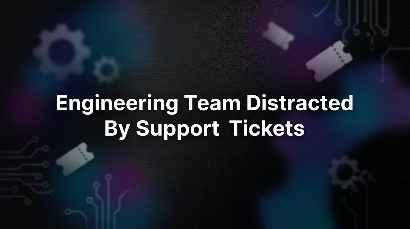 Why Your Engineering Team Is Distracted by Support Tickets (And How to Fix It)