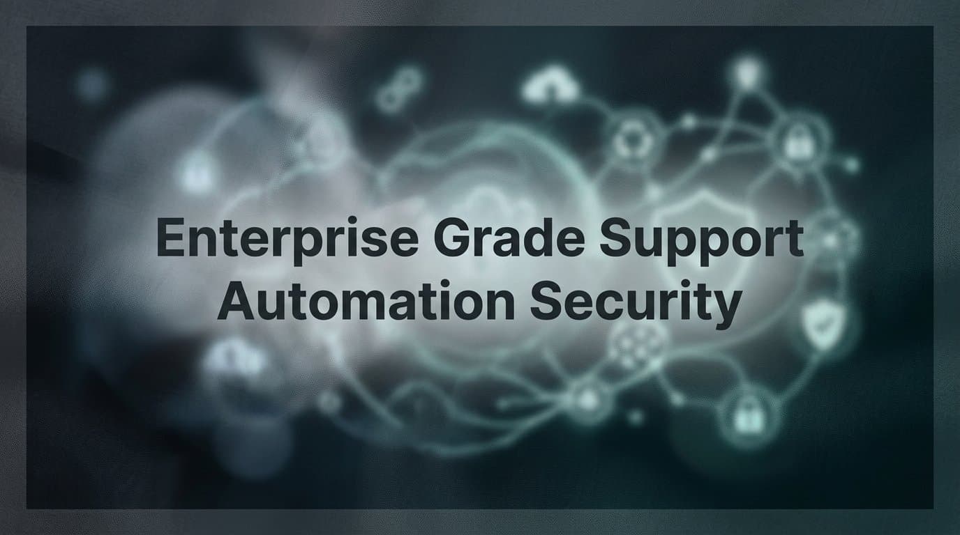 Enterprise-Grade Support Automation Security: What It Means and Why It Matters