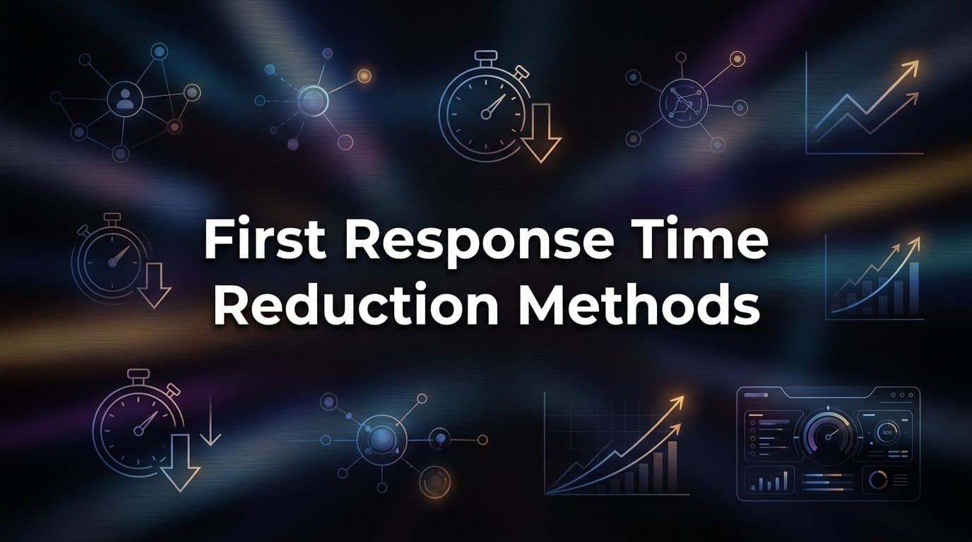 8 Proven First Response Time Reduction Methods for B2B Support Teams