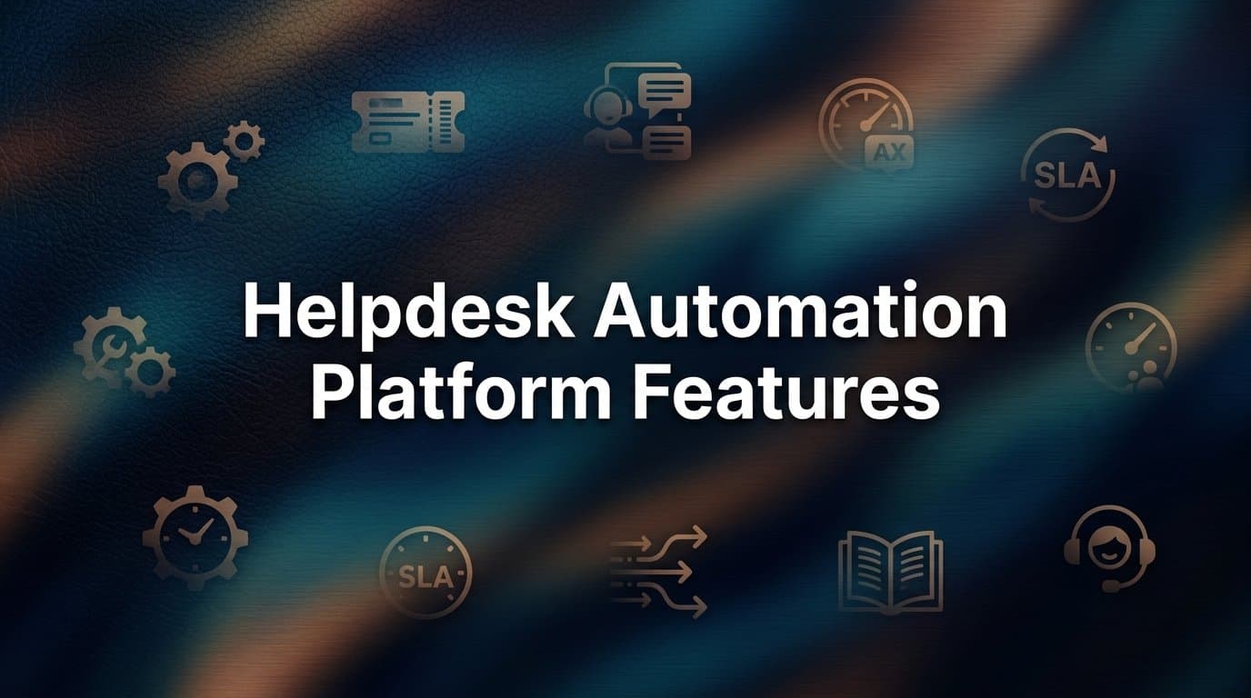 9 Best Helpdesk Automation Platform Features to Look For in 2026