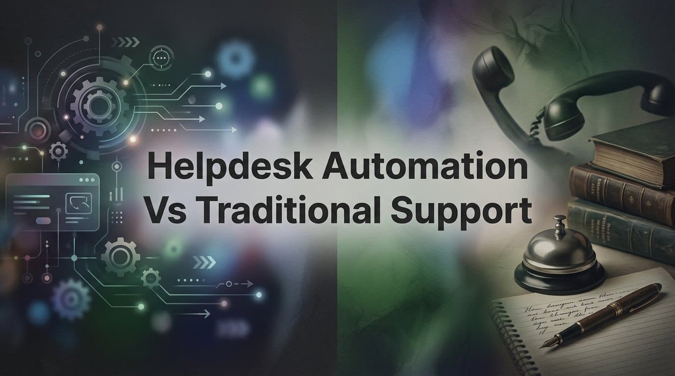 7 Key Differences Between Helpdesk Automation and Traditional Support (And What They Mean for Your Team)