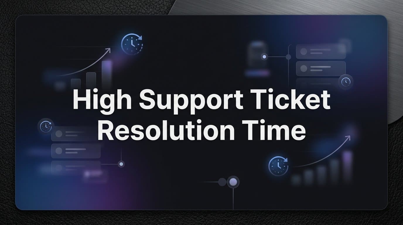 High Support Ticket Resolution Time: Why It Happens and How to Fix It