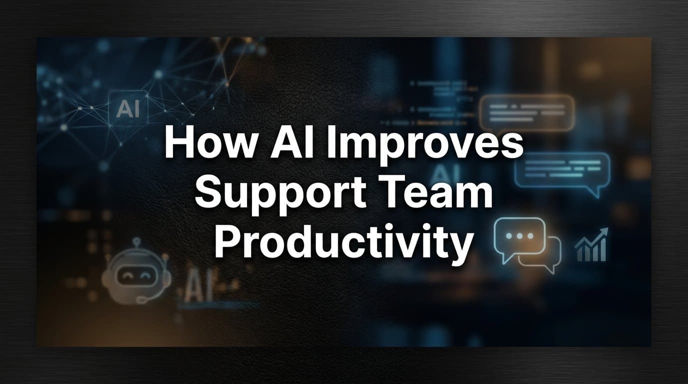 How AI Improves Support Team Productivity: A Practical Guide for B2B Teams