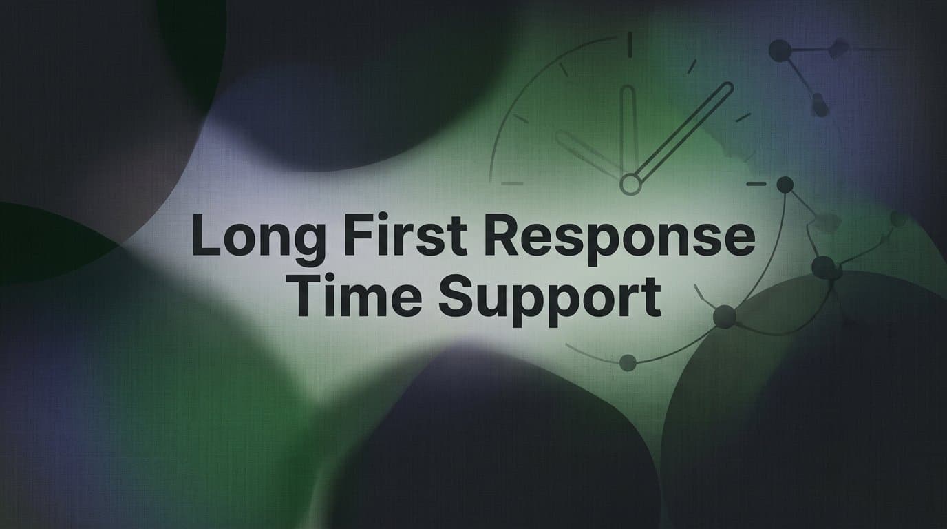 Long First Response Time in Support: Why It Happens and How to Fix It