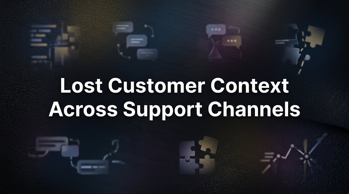 Lost Customer Context Across Support Channels: Why It Happens and How to Fix It
