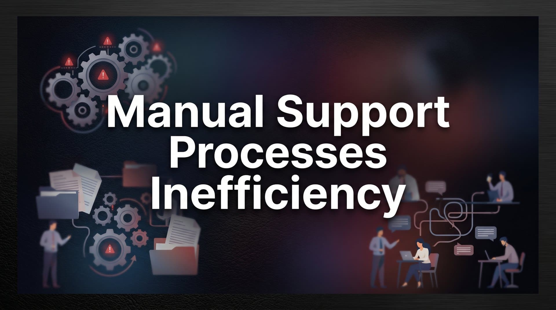 Manual Support Processes Inefficiency: Why Your Team Is Losing Time, Money, and Customers